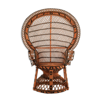Emmanuelle wicker armchair