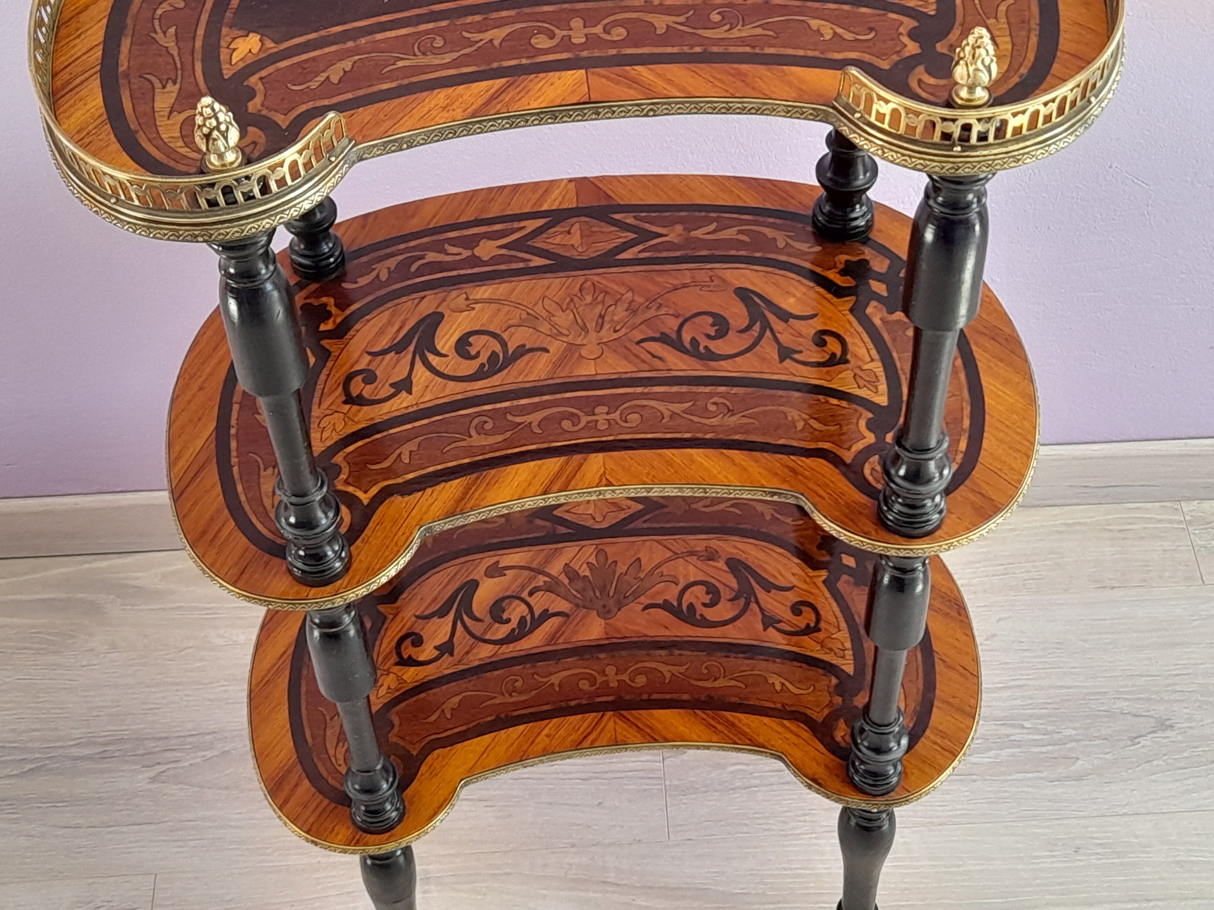 Napoleon III flying table, late 19th century