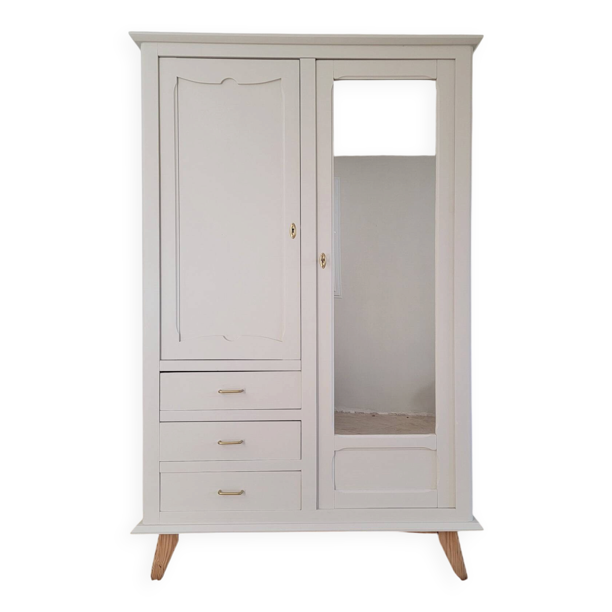 Renovated vintage wardrobe