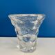 P Davesn honeycomb crystal vase, France