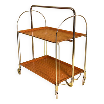 Gerlinol chrome serving trolley - 70s