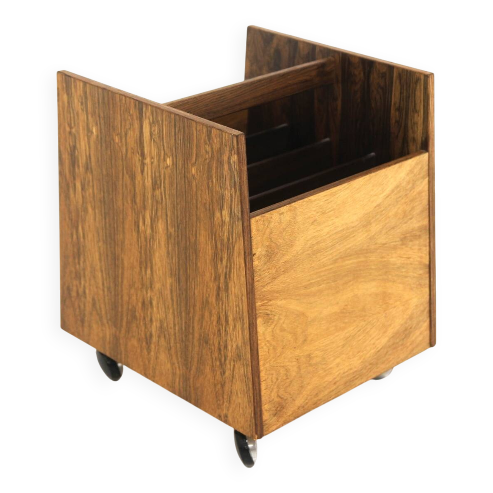 Rosewood magazine rack, Rolf Hesland for Bagn Møbelindustri, Norway