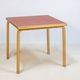 Alvar Aalto Model 81C Square Dining Table in Red Linoleum, Artek, 1970s