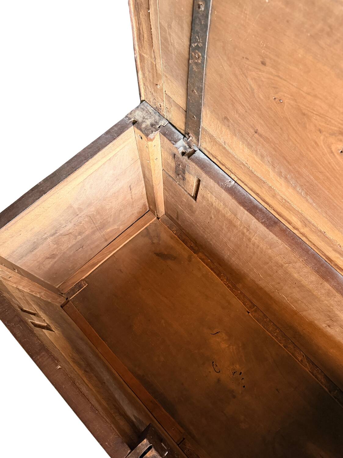 Wooden chest - walnut