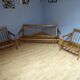 Scandinavian lounge bench and two armchairs