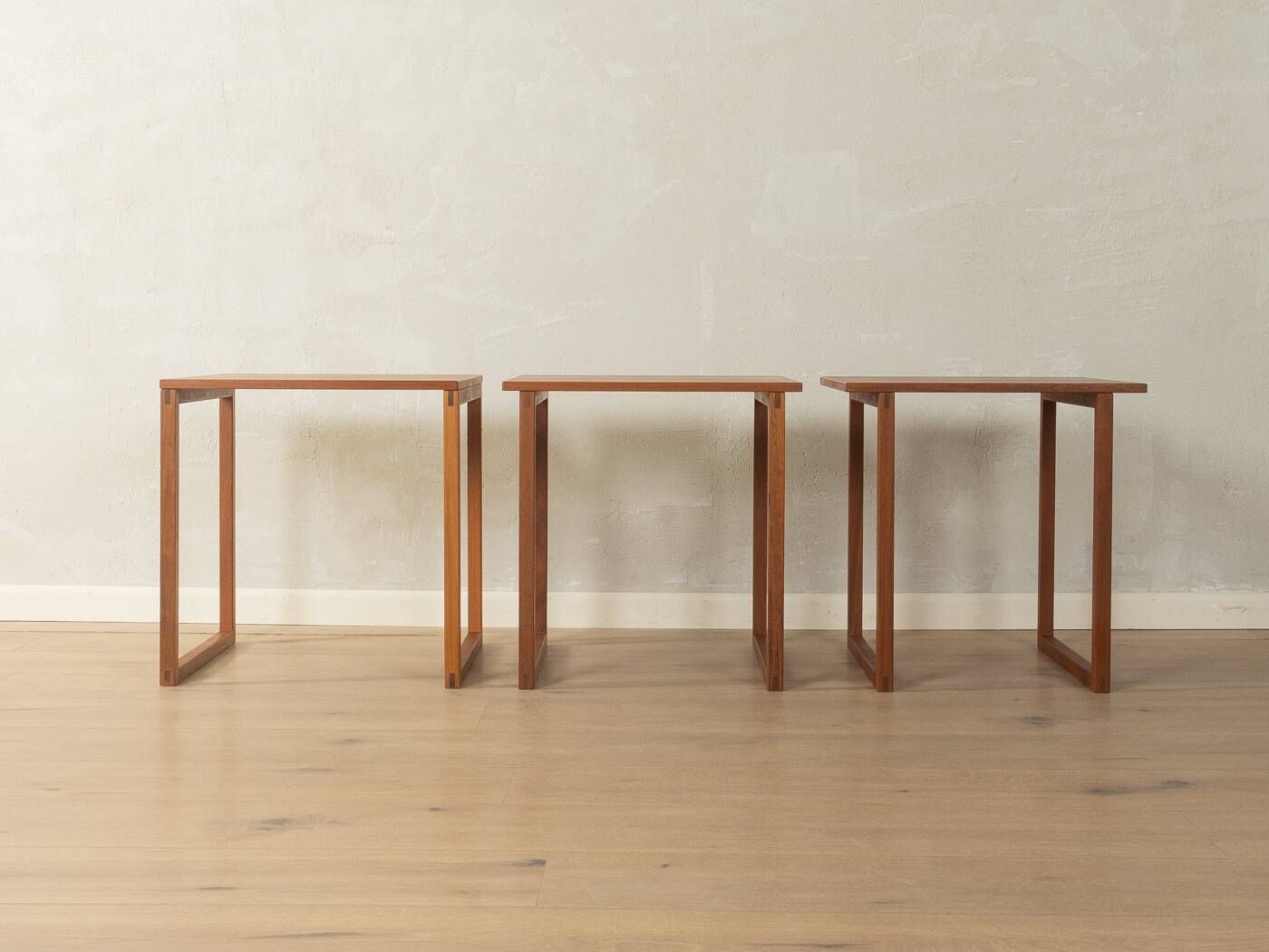 "The Cube" nesting tables by Kai Kristiansen for Vildbjerg Møbelfabrik, 1960s