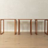 "The Cube" nesting tables by Kai Kristiansen for Vildbjerg Møbelfabrik, 1960s