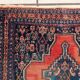 Tapis persan Senneh antique des années 1920 57 cm x 96 cm - 1C1248