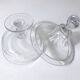 vintage glass covered candy box