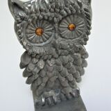 Sculptural paper press nice cast aluminum design 70s