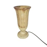 A. Pegasan S.L. - alabaster - Spain - chalice table lamp - 80's
