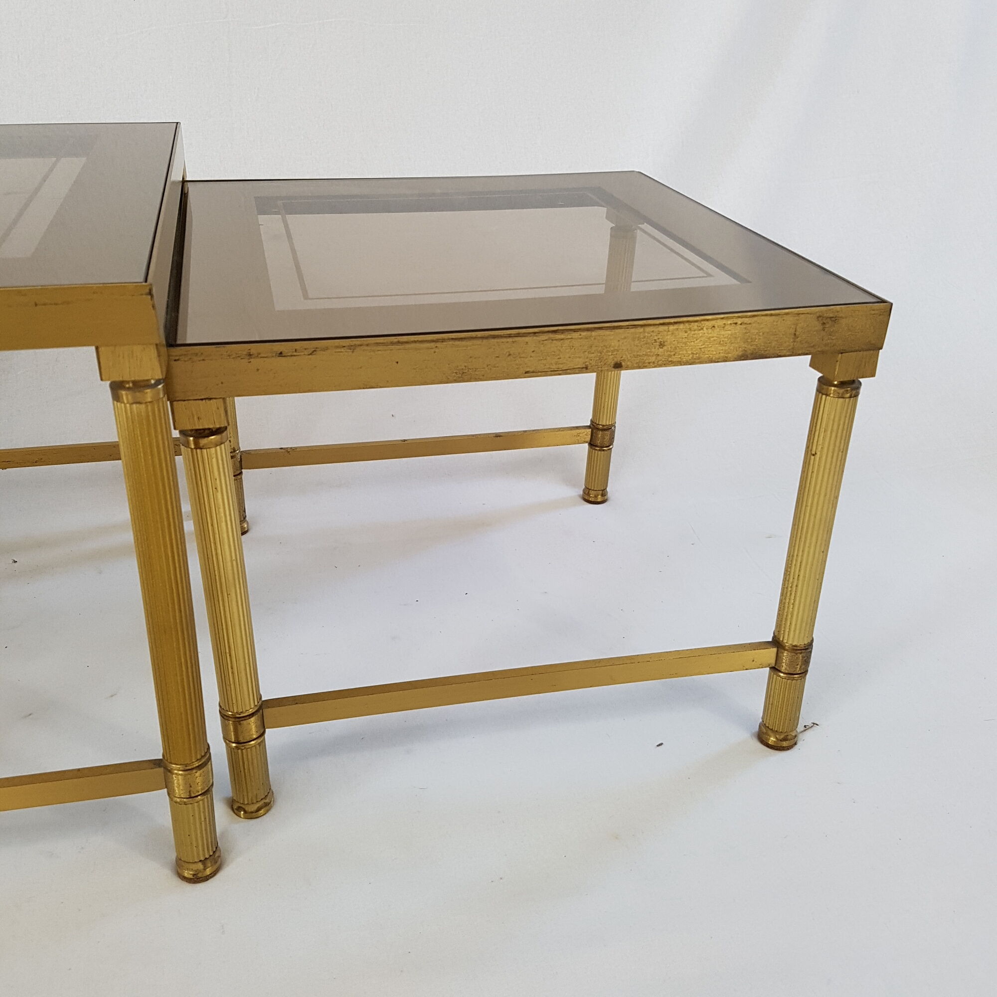 Brass pull-out tables