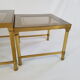 Brass pull-out tables