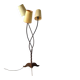 Handcrafted wrought iron floor lamp by Studio Pescatore