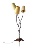 Handcrafted wrought iron floor lamp by Studio Pescatore