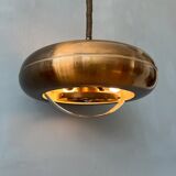 Vintage 'Copper' UFO space age pendant lamp