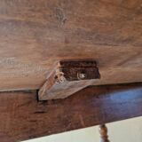 Shuttered table - Louis Philippe period, circa 1840 - In molded walnut