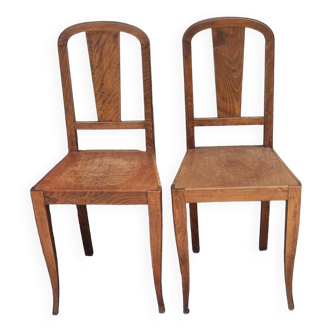 Paire de chaises Art Nouveau, années 20