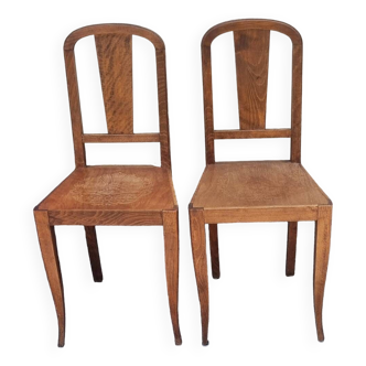 Pair of Art Nouveau chairs, 1920s