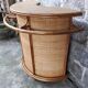 Bar en rotin vintage & ses tabourets