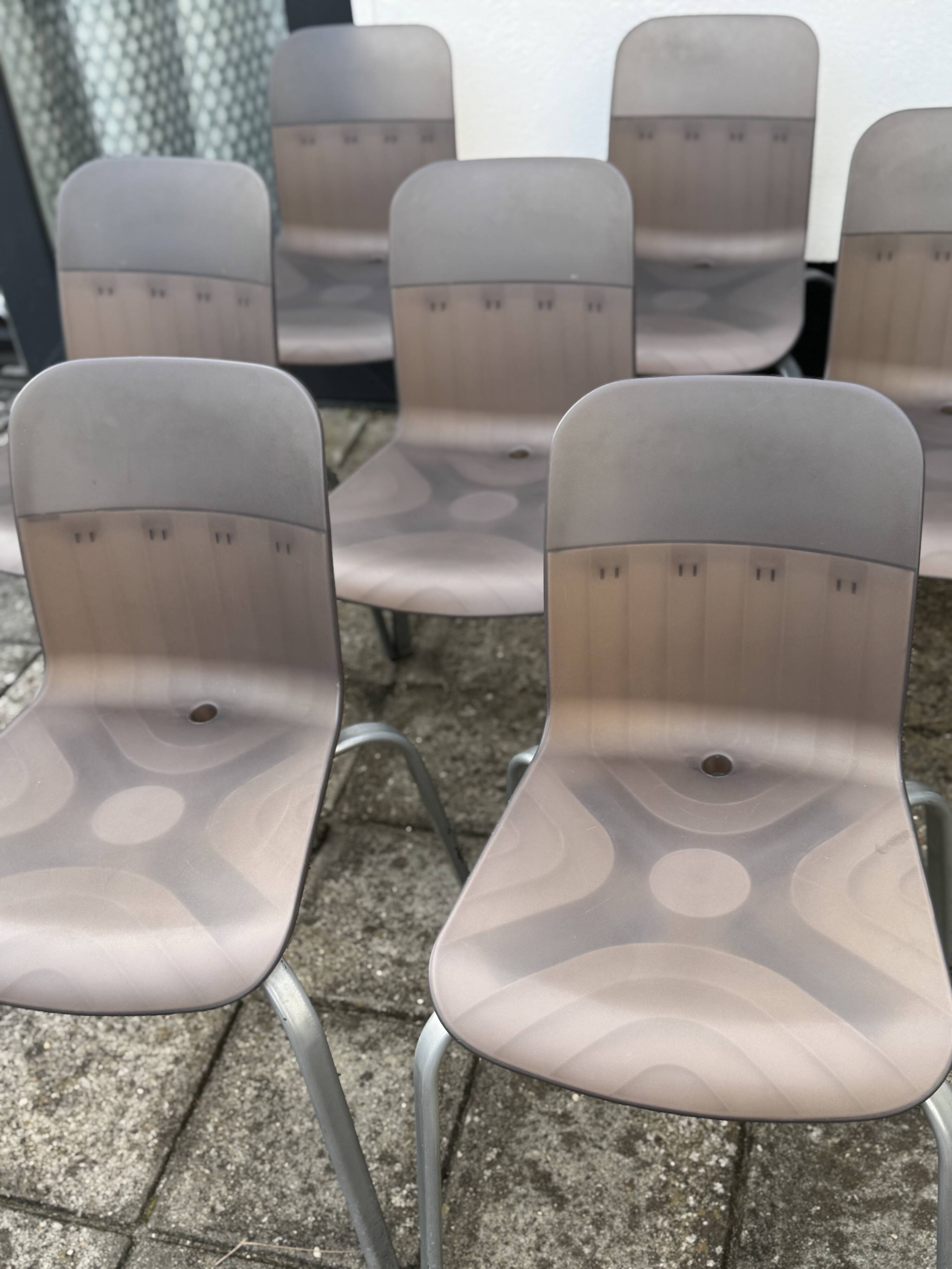 Lot de 7 chaises Ikea PS par Ehlen Johannson