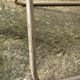 Ensemble de trois chaises pliantes en tissu