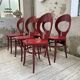 Set 6 chaises bistrot Baumann modèle Mouette
