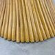 McGuire Bamboo Dining Table, Wheat Sheaf, 4 Person, Vintage