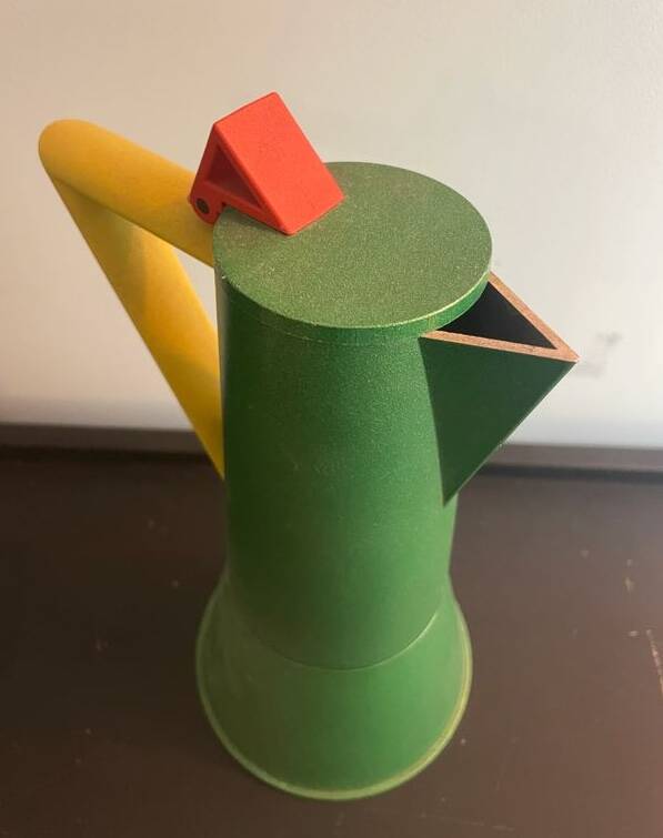 Large coffee maker "Accademia", Ettore Sottsass & Matteo Thun Memphis