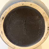 XXL Floor vase ceramic beige brown Scheurich 417-42 Fat Lava West Germany vintage 1950s 1960s