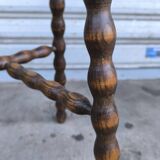 Solid wood tripod stool