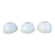 3 white opaline glass tulips from the 1960s