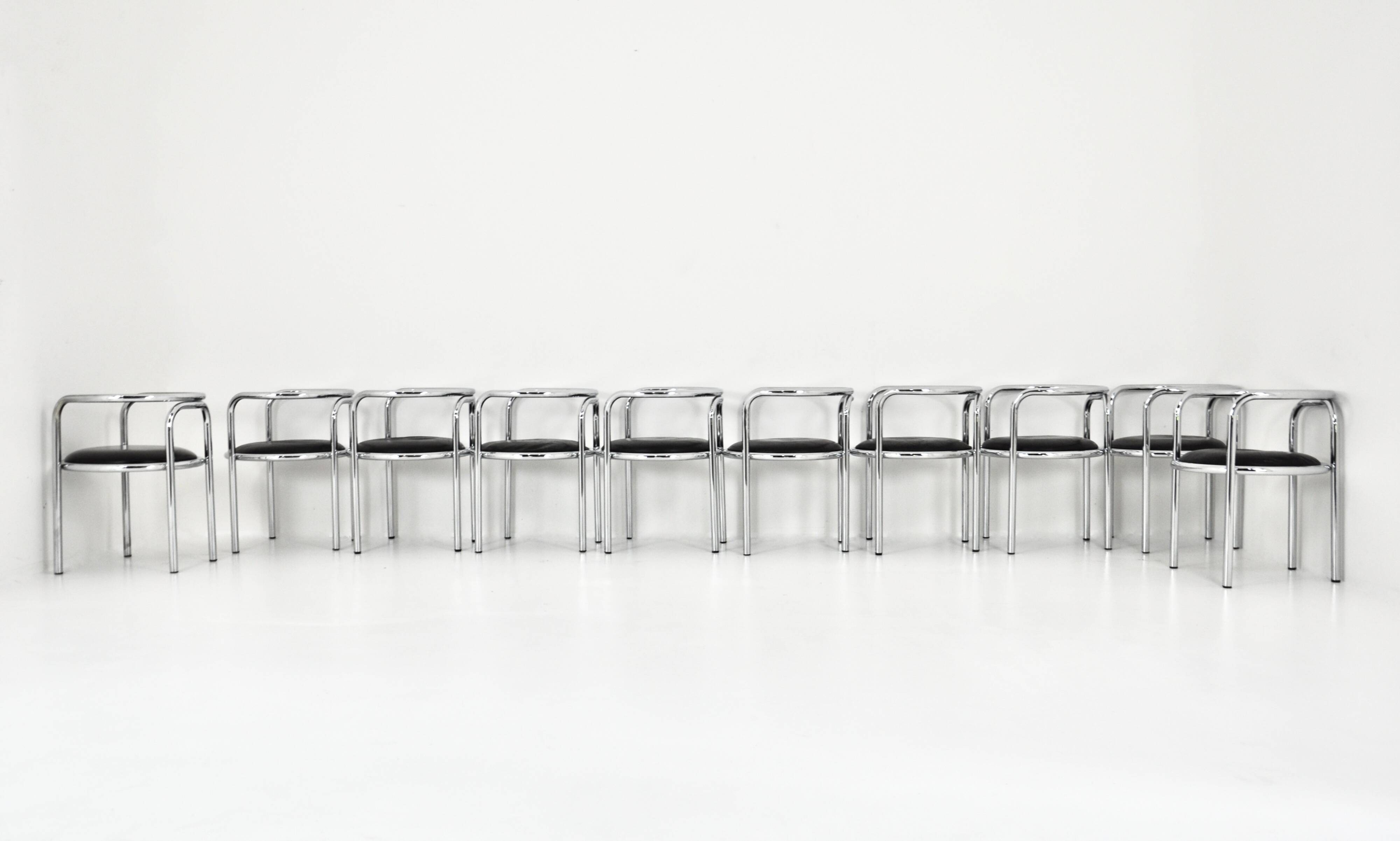 “Locus Solus” chairs by Gae Aulenti for Poltronova, 1960s