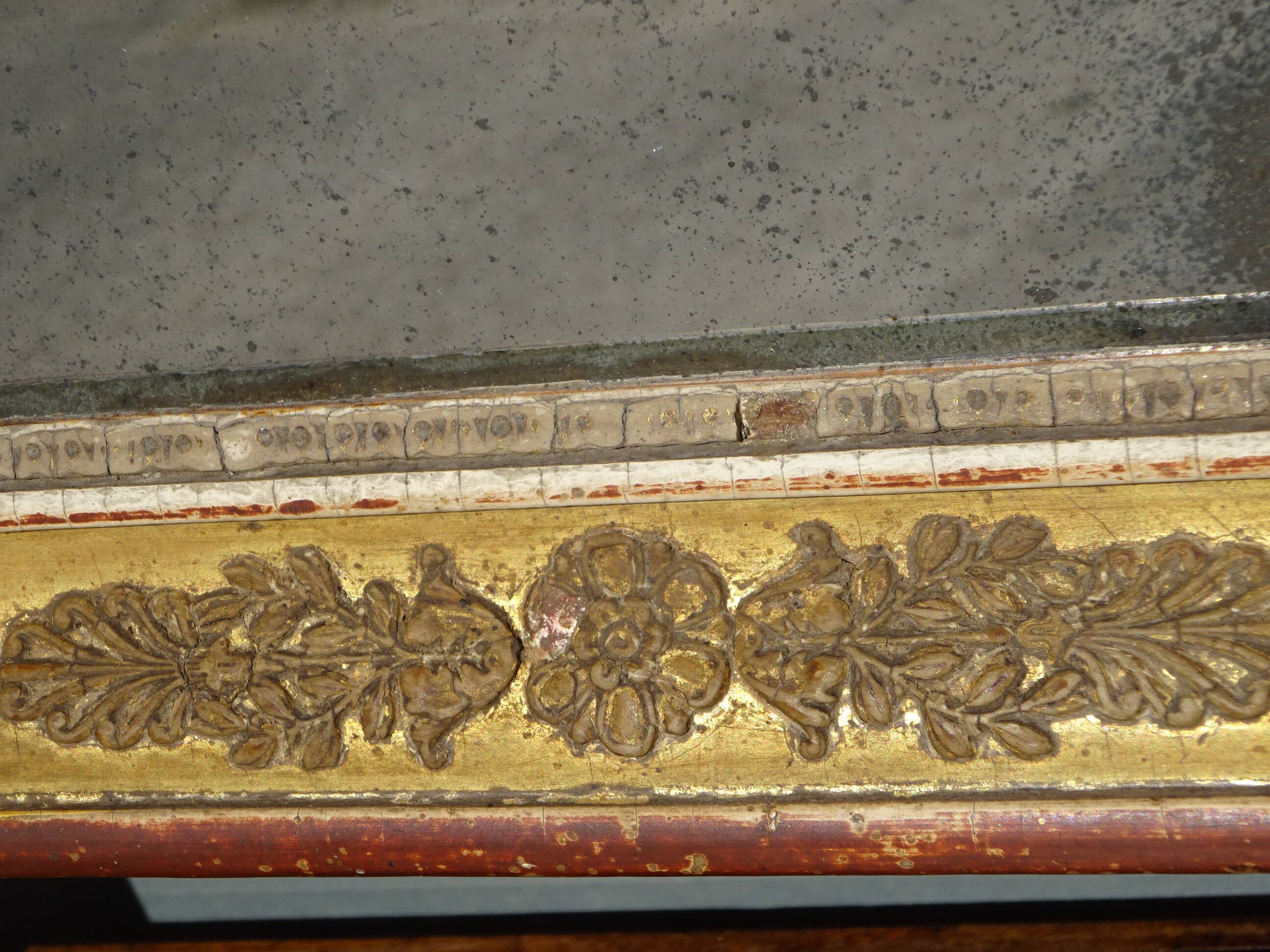 Very old Louis XVI style mirror.