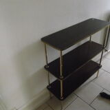 Mahogany and gilded metal shelf