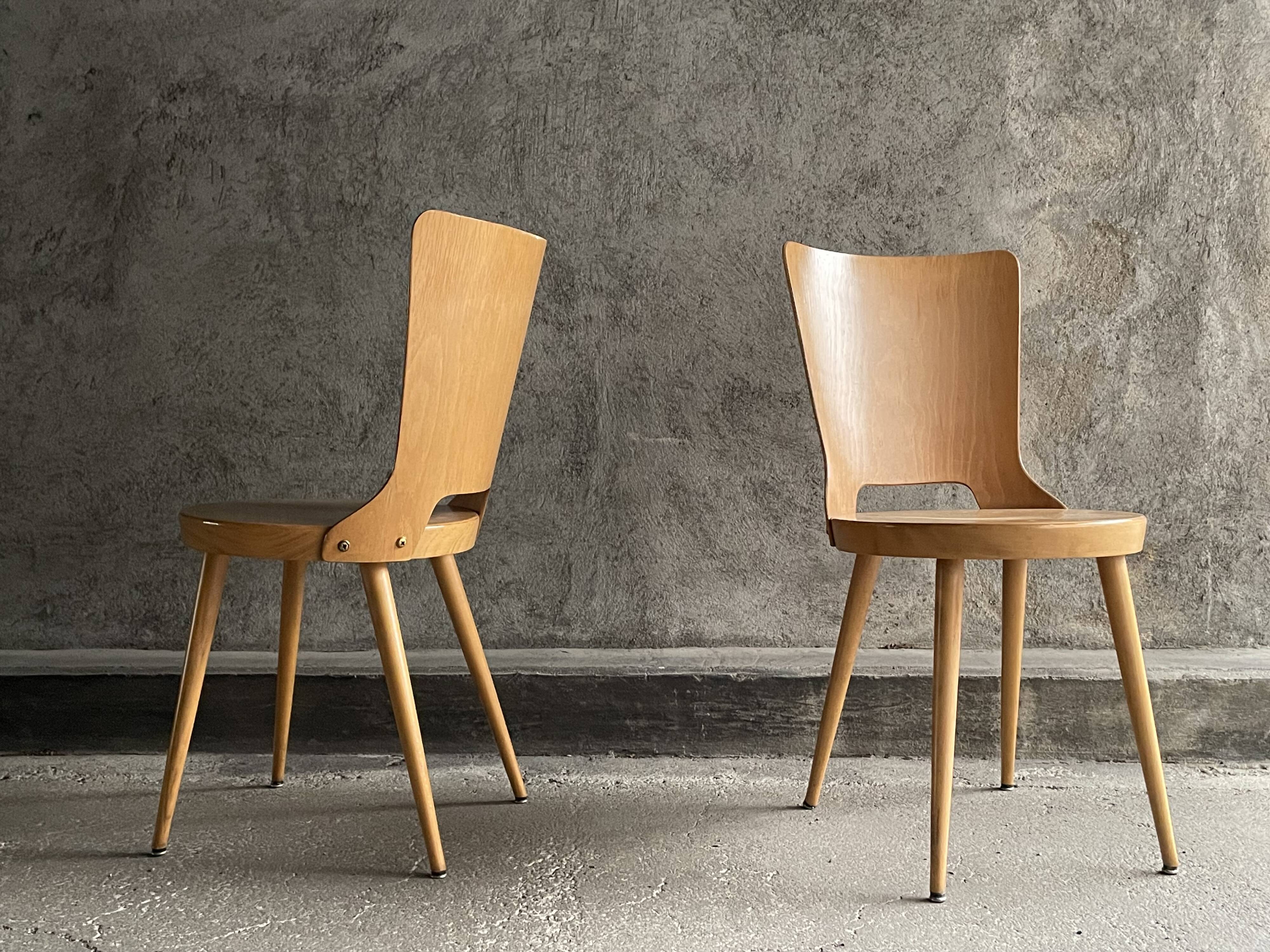 Pair of Dove model bistro chairs