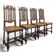 Set of 4 Louis XIII chairs