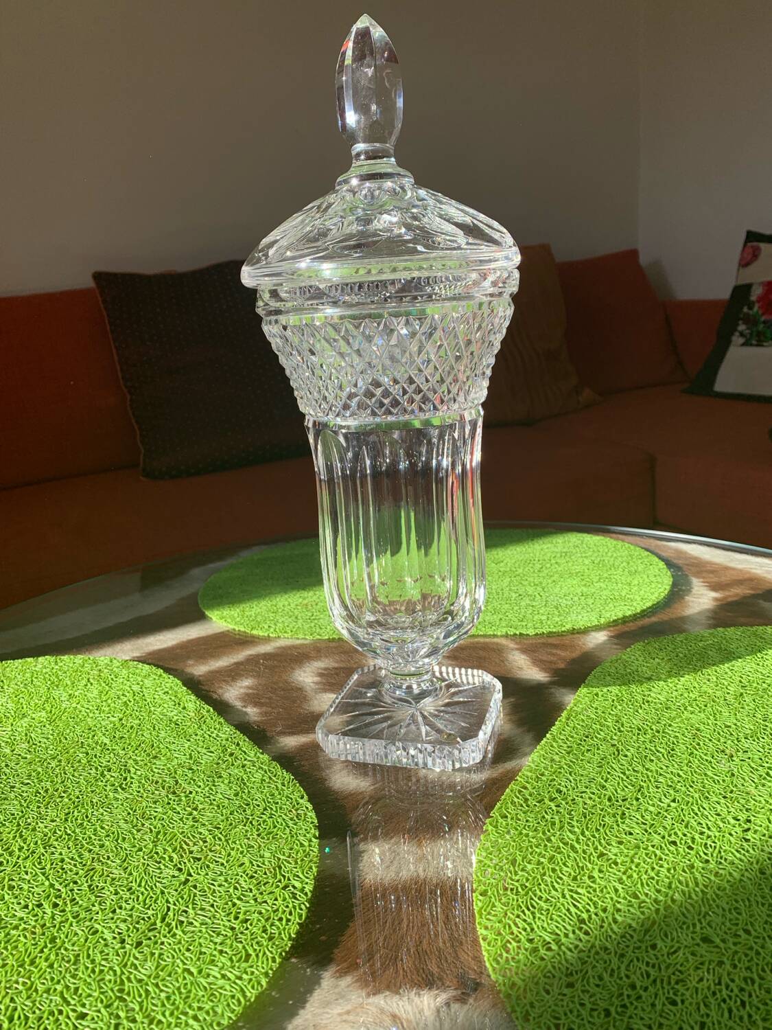 Crystal candy dish