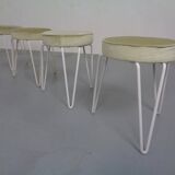 Mid-Century Hairpin Stools, 1960s, Set of 4