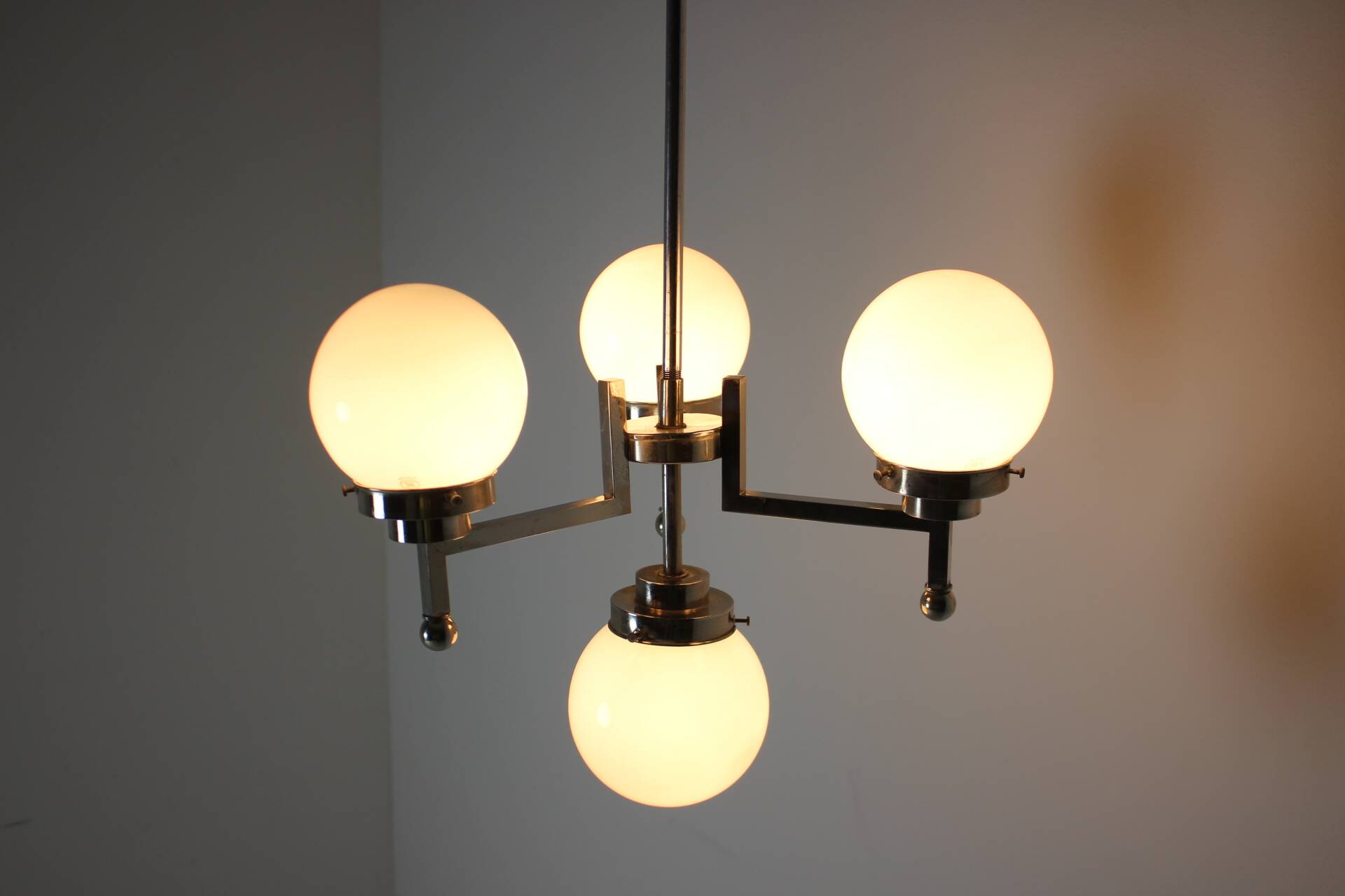 Art Deco Candlestick, 1930s, Czechoslovakia