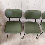 Set of 4 prefacto chairs by simard for airborne