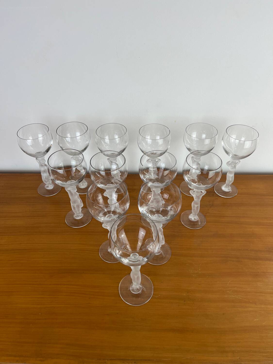 Bayel Venus and Bacchus 13 crystal wine glasses