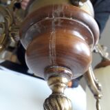 Vintage 3-spoke chandelier