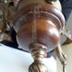 Vintage 3-spoke chandelier