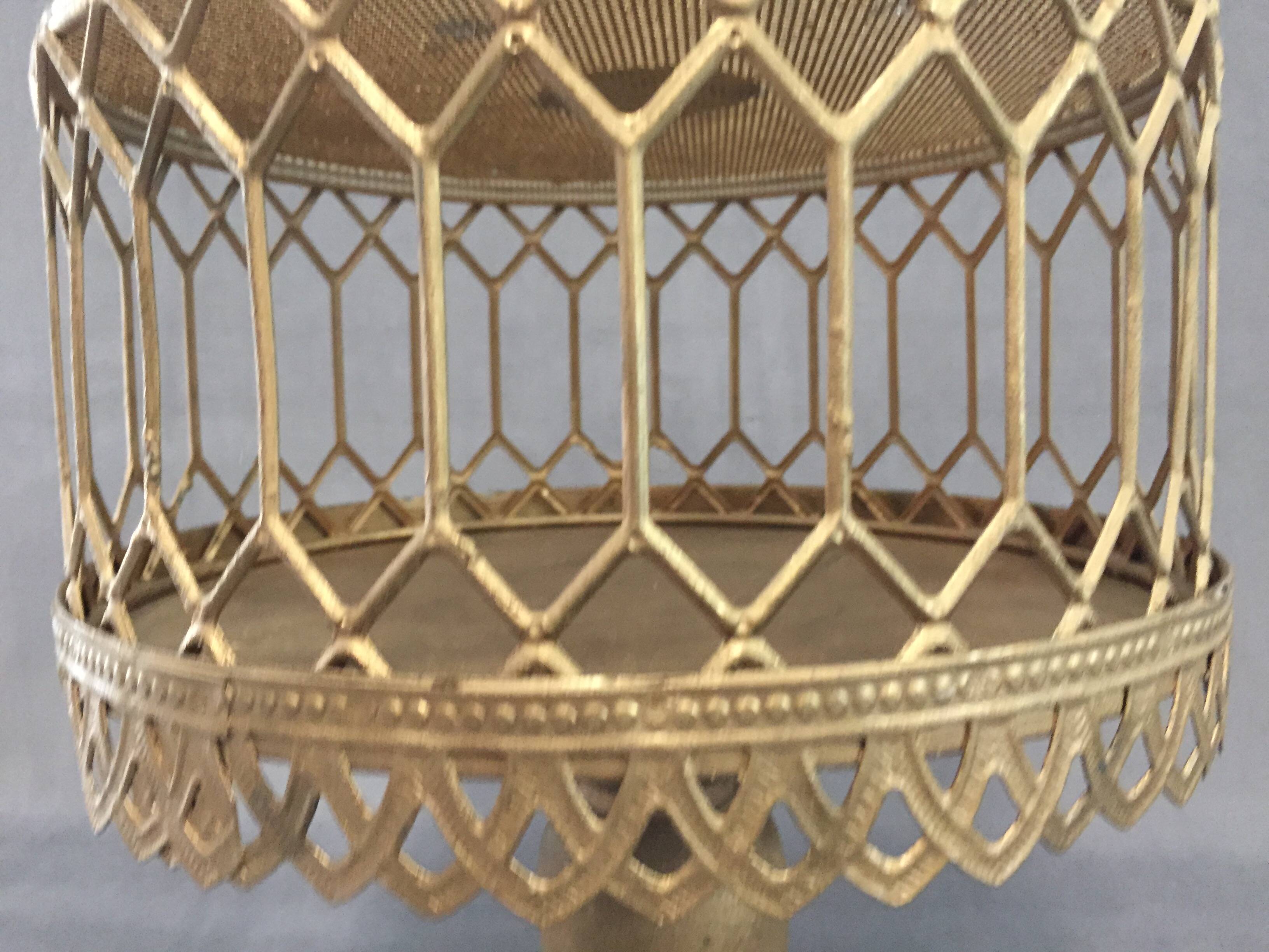 Servant Display Cake Stand Cake Sandwich Candy Bar Gold Metal