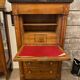 Louis xvi style secretary in walnut late 19th c. with drawers