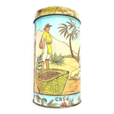 vintage coffee box signed Joelle