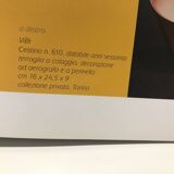 Light Pink Lacquered Terracotta Centerpiece Model Nr 610 by Vibi, Turin, Italy