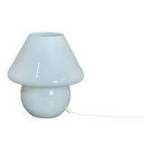 White opaline mushroom lamp from the 70s