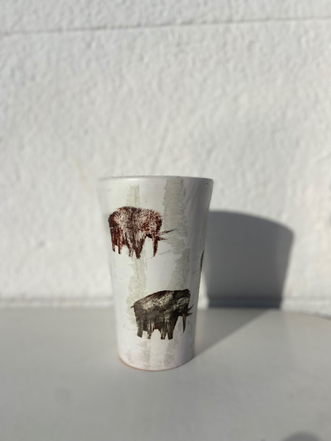 Vase en céramique, Austruy années 60